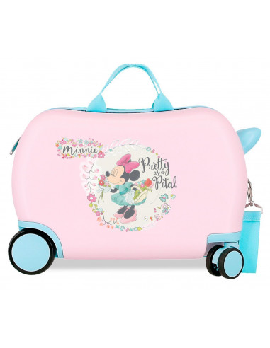 2411021 ABS ROLLING SUITCASE 4W.(2 MULTID.) 45CM. MINNIE FLO